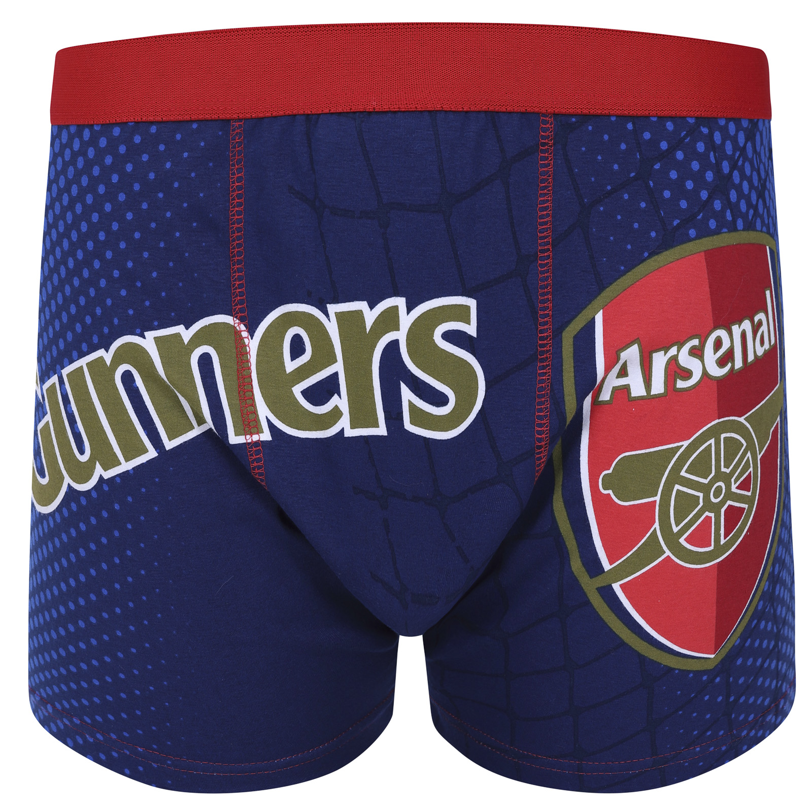 Arsenal Football Club Official Soccer Gift 1 Pair Pack Mens Boxer